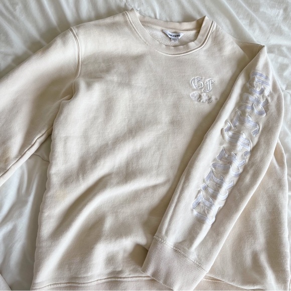 Cream GRLFRND Crewneck - Picture 2 of 3